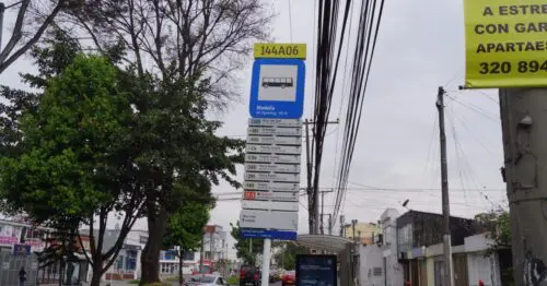 PARADERO SITP BARRIO MODELIA  144A06